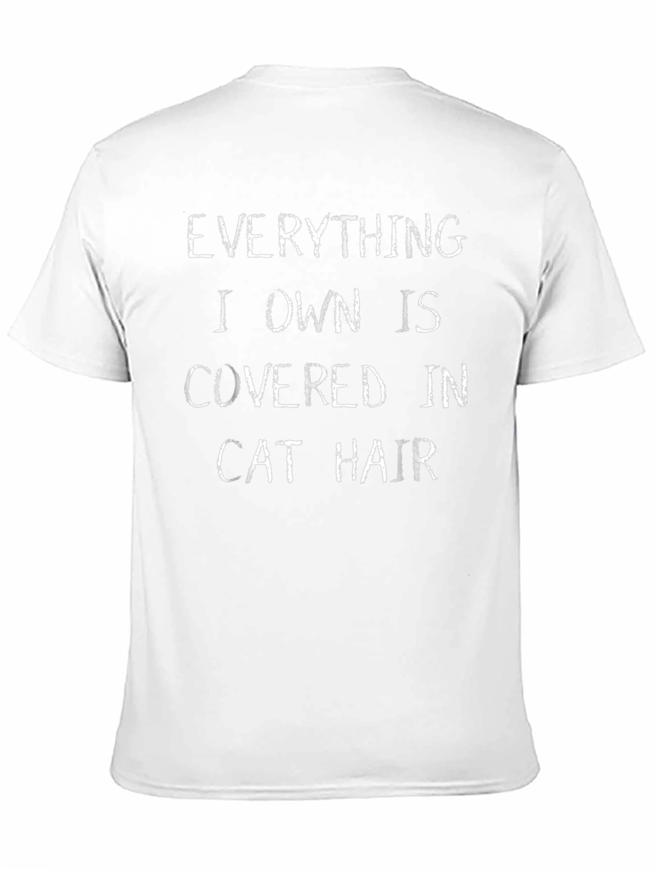 Cat Hair T-Shirt - Funny Novelty Graphic Tee
