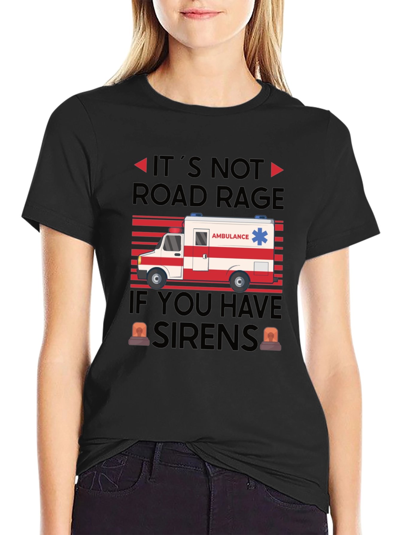 Funny Ambulance Driver Road Rage T-Shirt