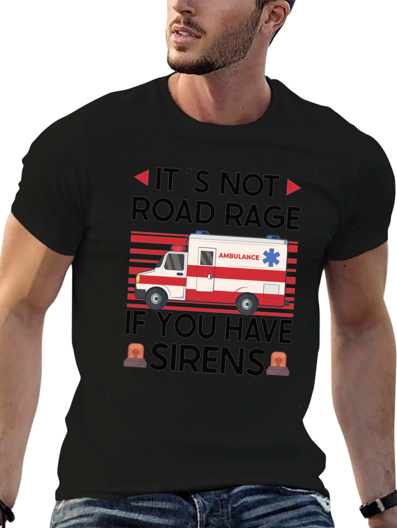 Funny Ambulance Driver Road Rage T-Shirt