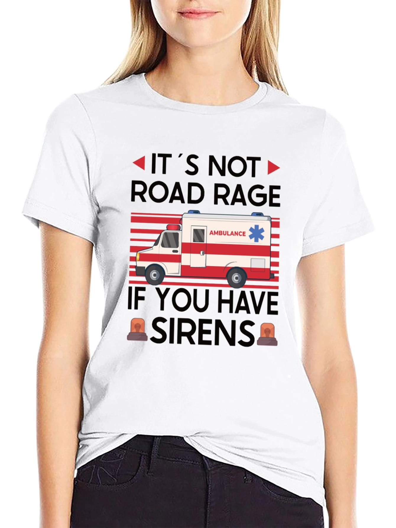 Funny Ambulance Driver Road Rage T-Shirt