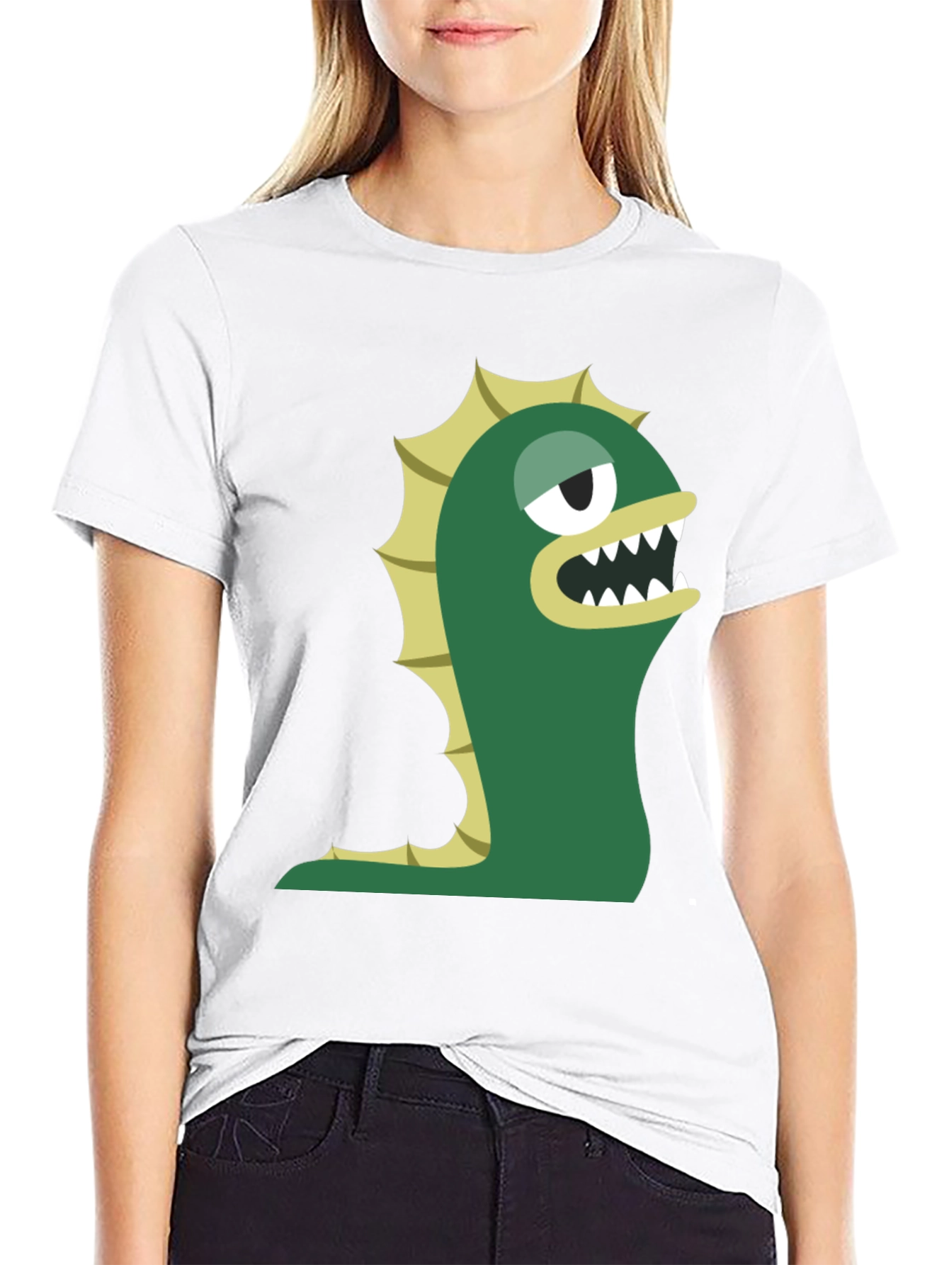 Monster Graphic Tee - Funky Cartoon Creature Shirt