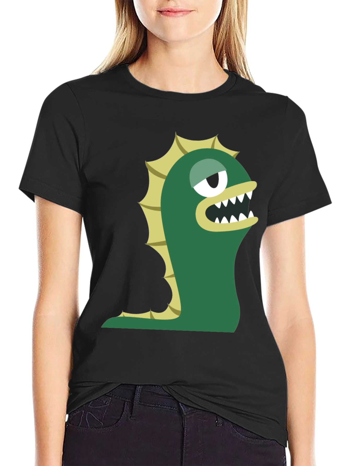 Monster Graphic Tee - Funky Cartoon Creature Shirt