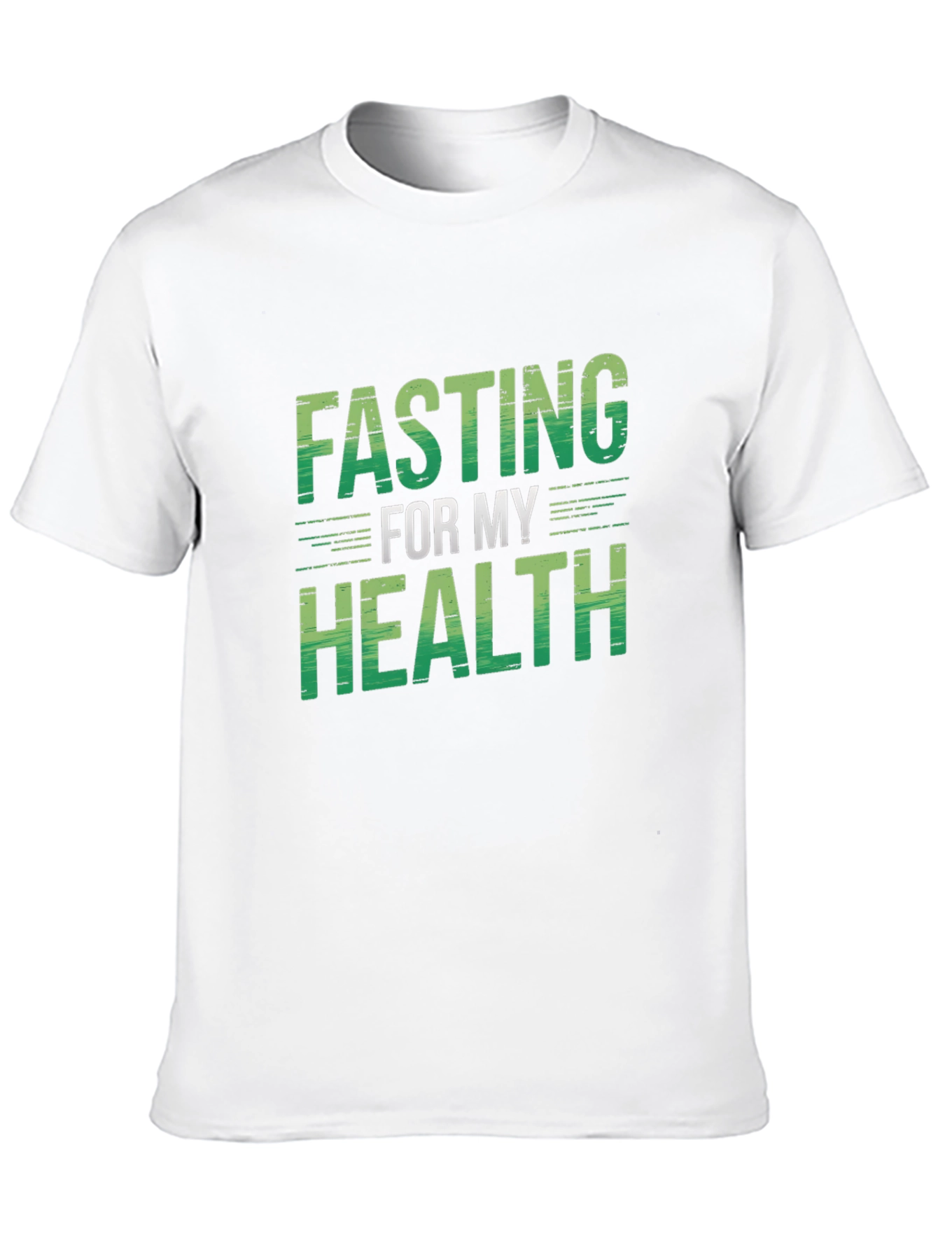 Fasting For My Health Black T-Shirt