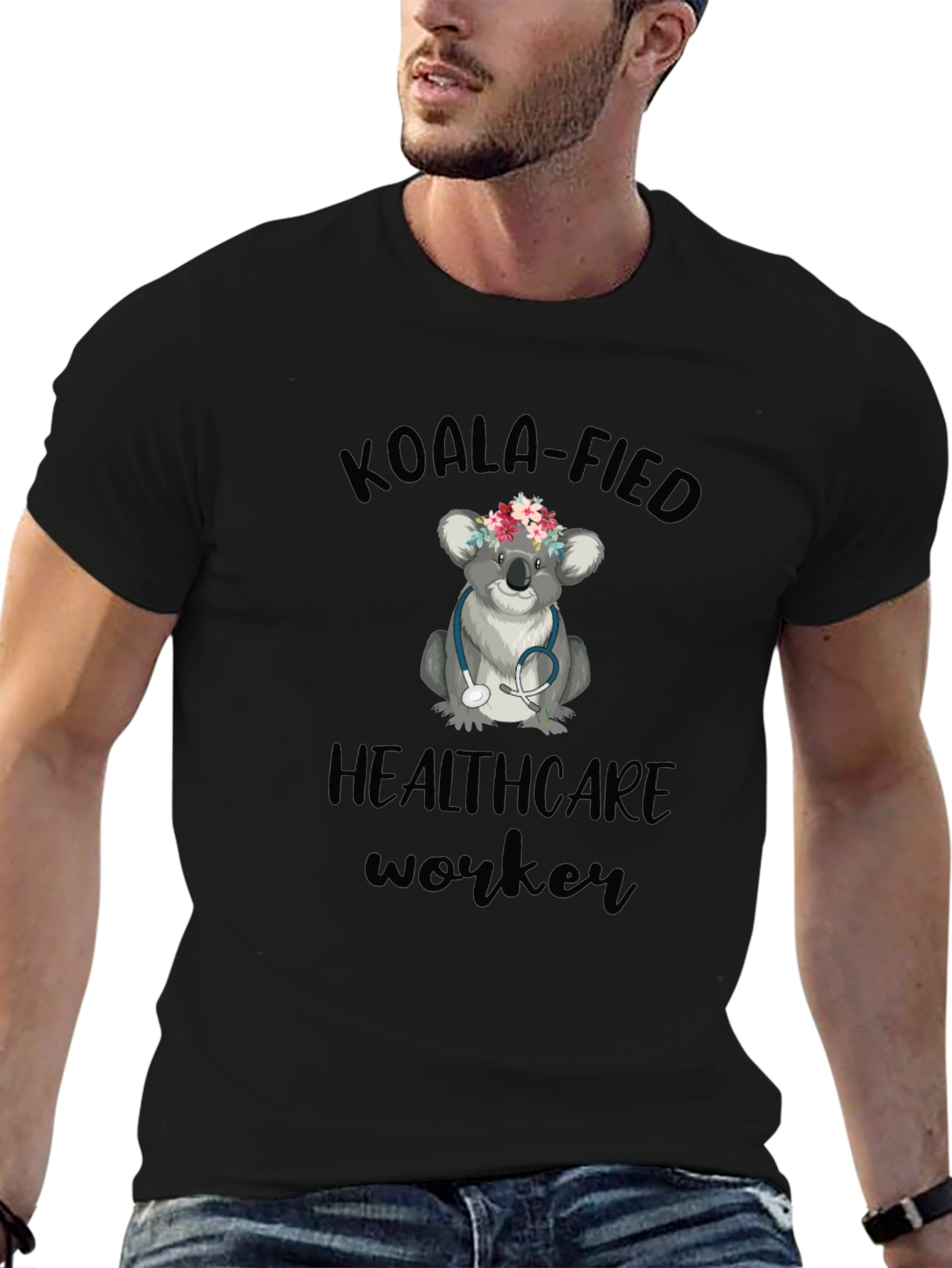 Koala-fied Healthcare Worker Graphic Tee