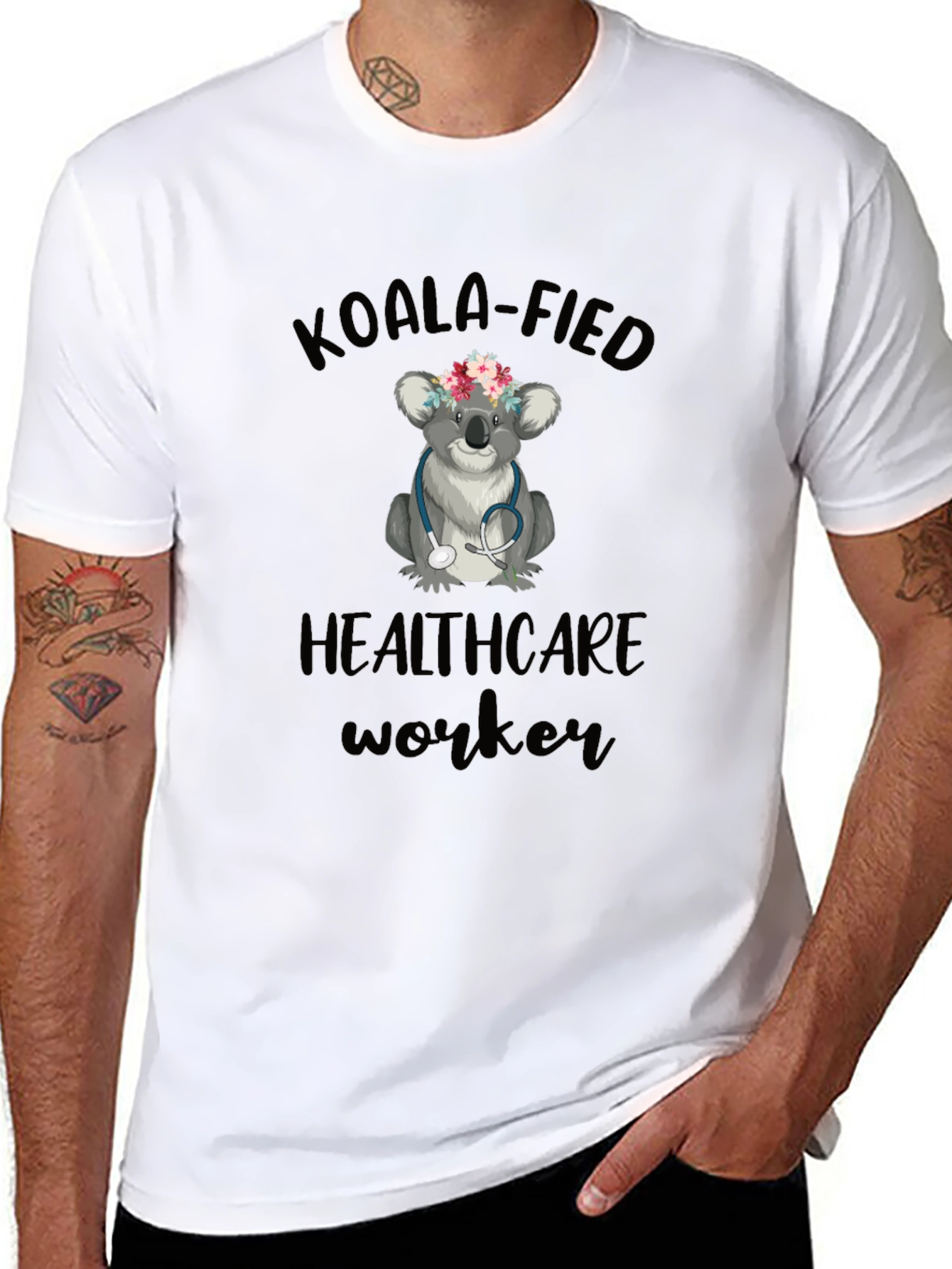 Koala-fied Healthcare Worker Graphic Tee