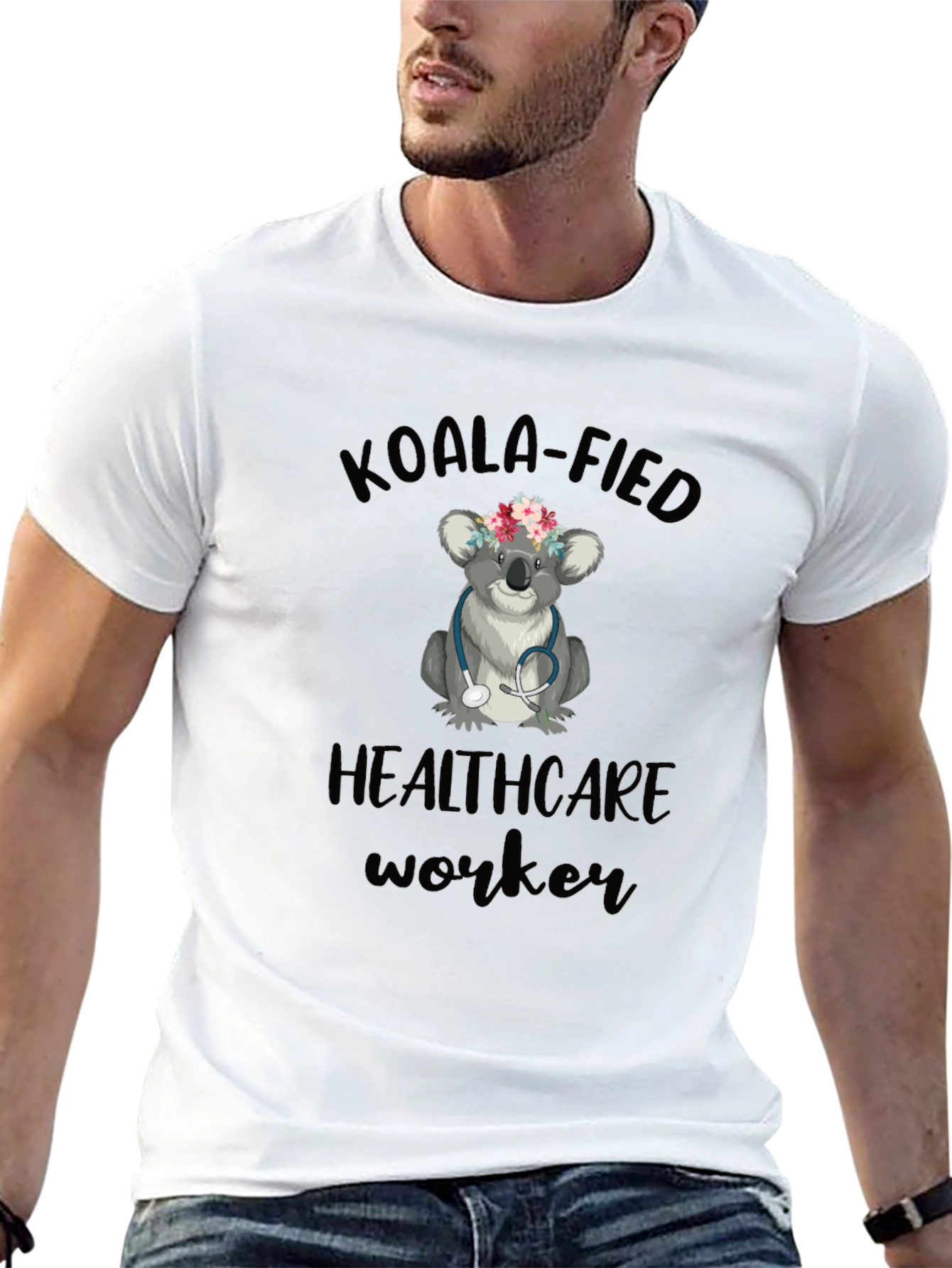 Koala-fied Healthcare Worker Graphic Tee