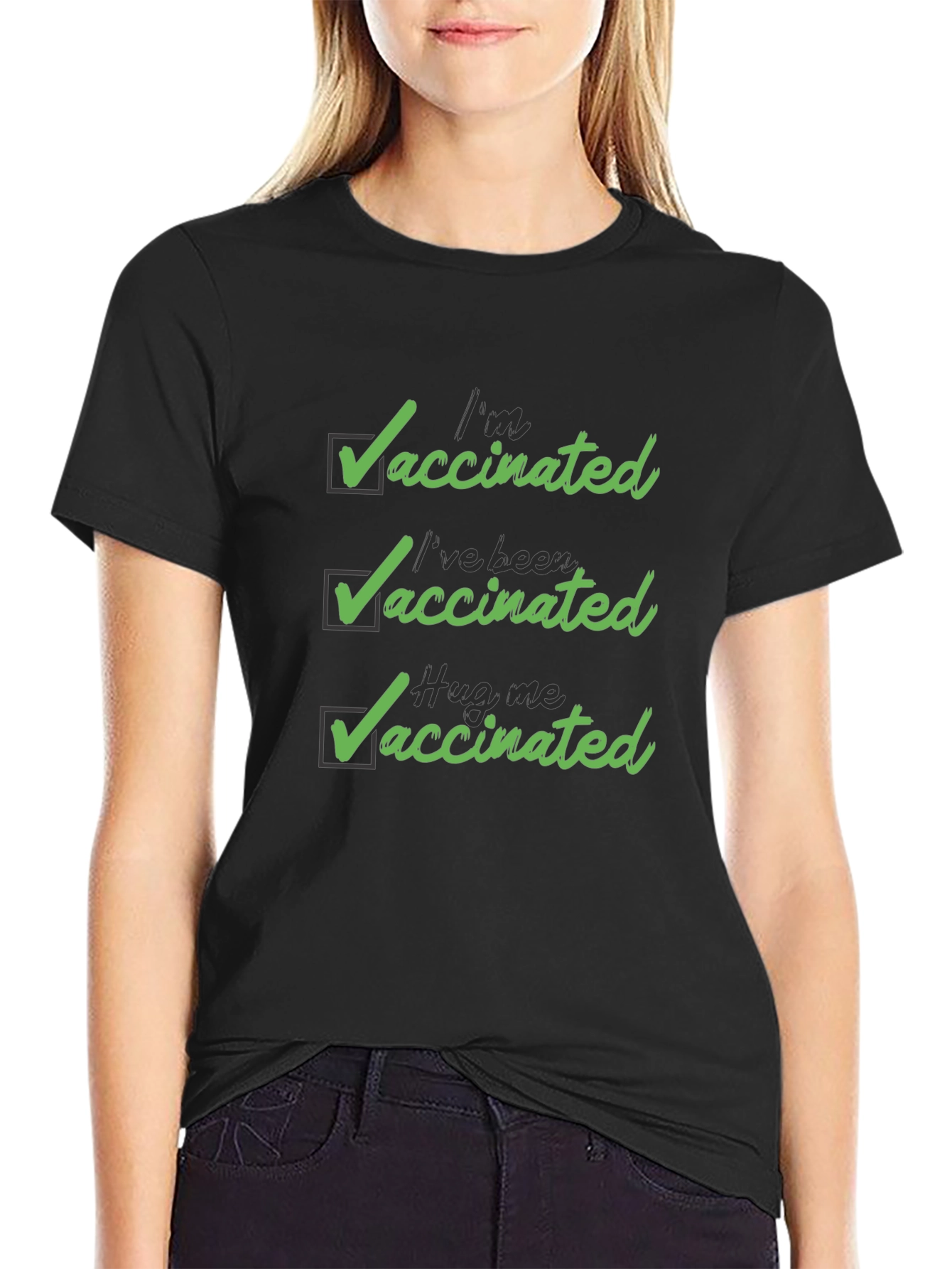 Vaccinated Novelty Graphic T-Shirt