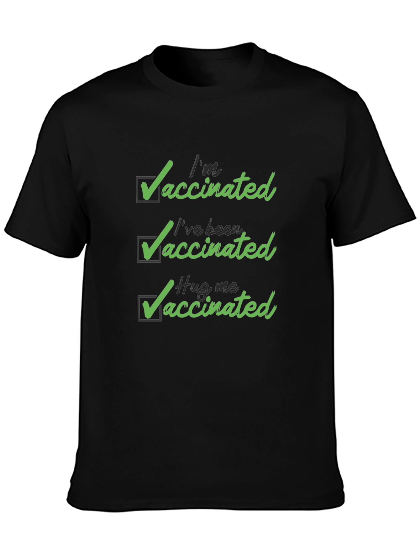 Vaccinated Novelty Graphic T-Shirt