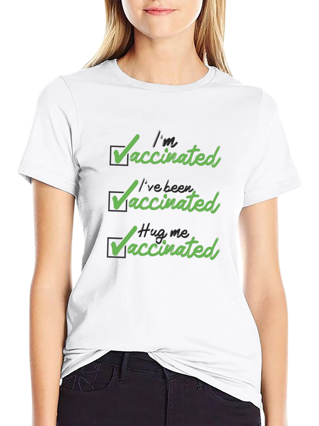 Vaccinated Novelty Graphic T-Shirt