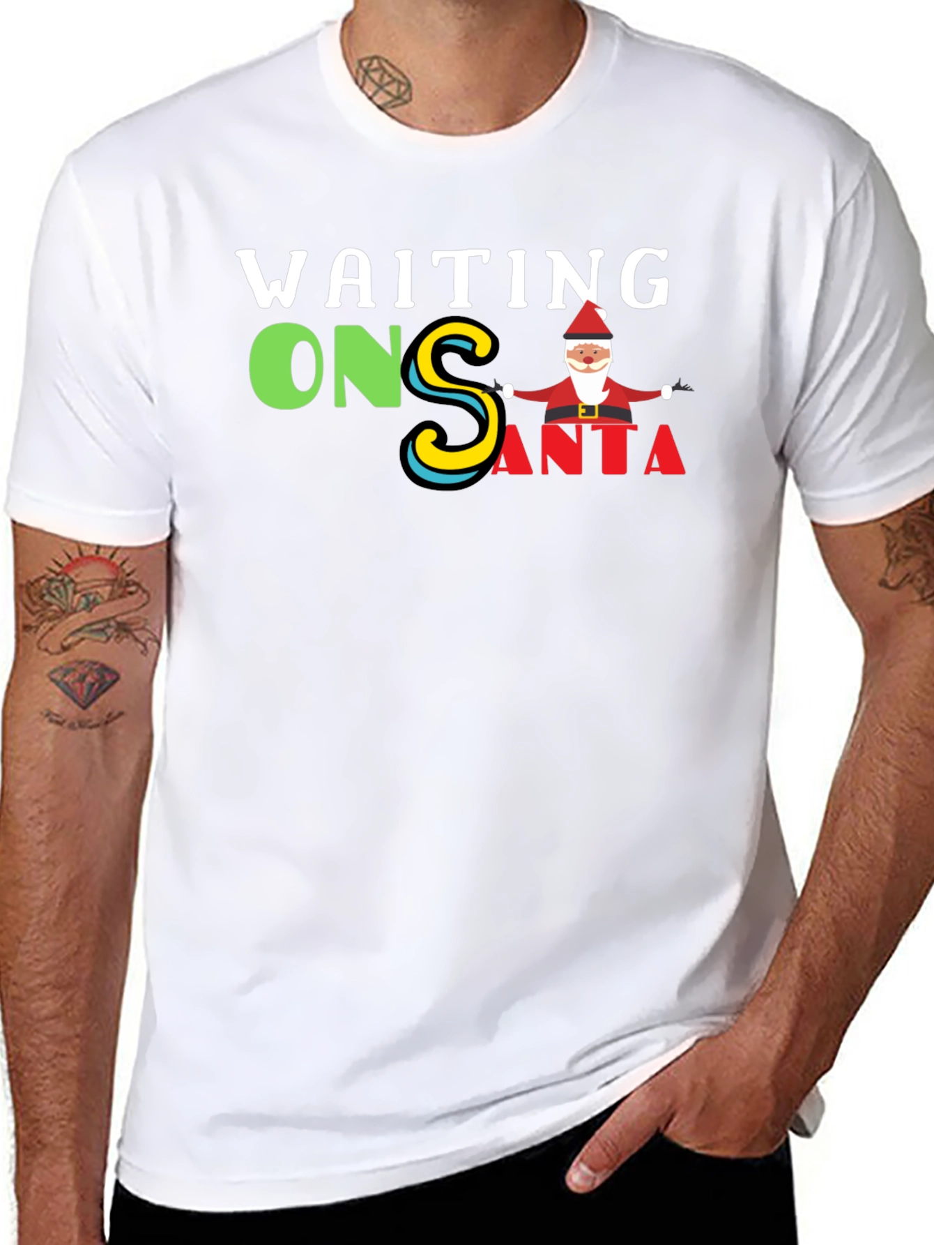 Waiting on Santa Graphic Tee - Holiday Season
