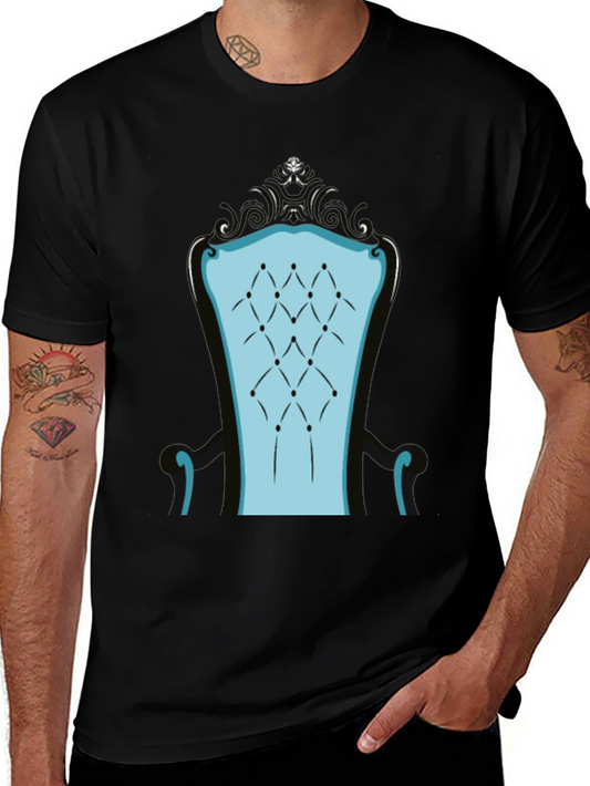 Throne Graphic Tee - Blue Chair Design