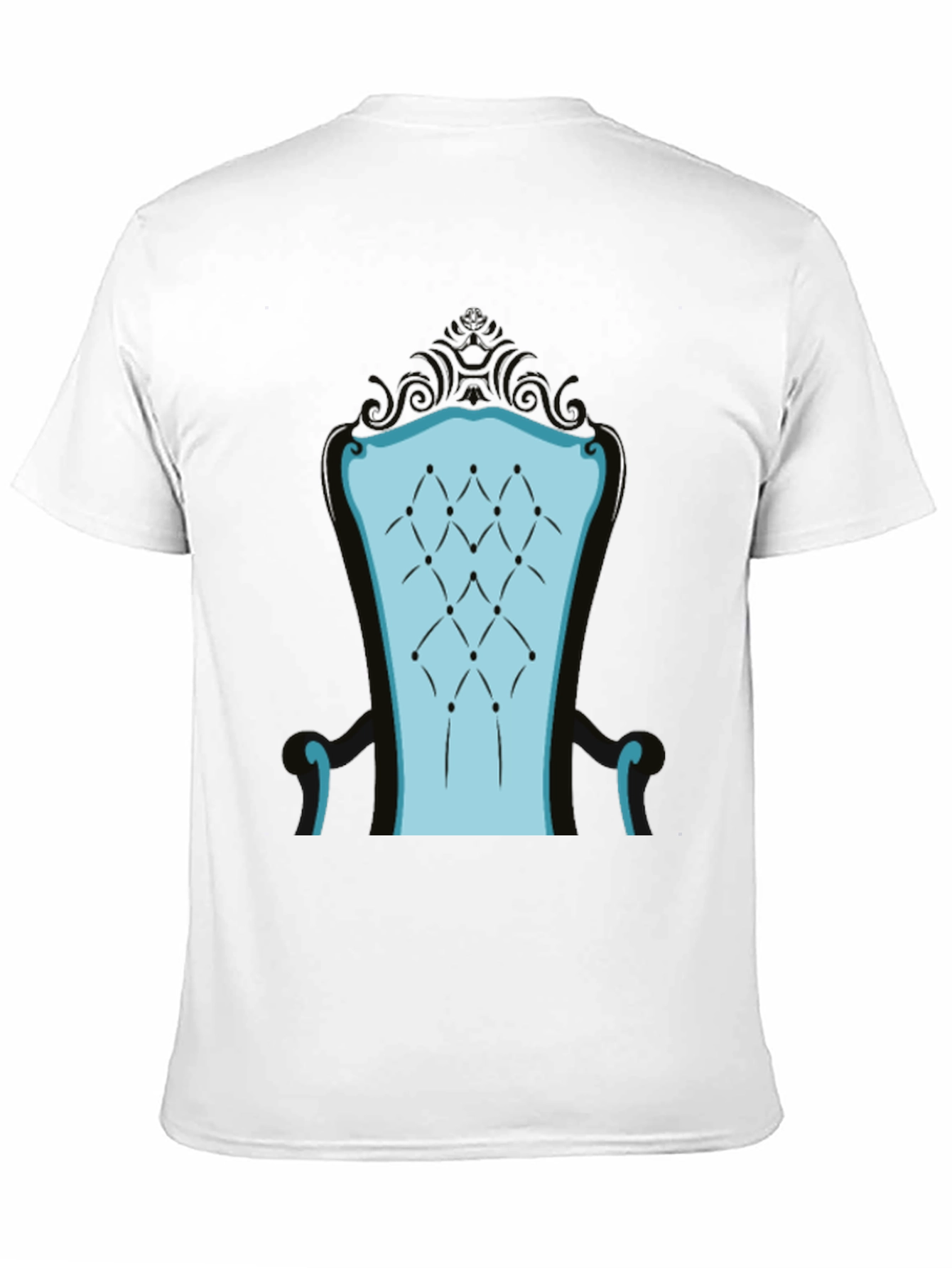 Throne Graphic Tee - Blue Chair Design