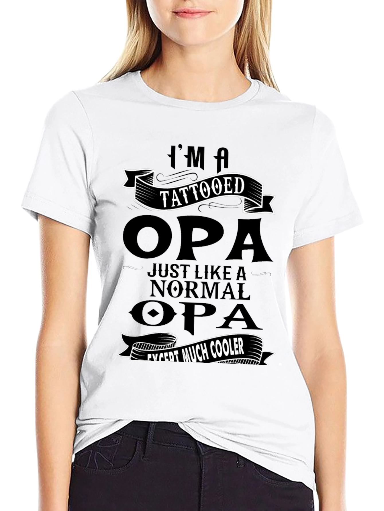 Tattooed Opa T-Shirt - Cool Grandpa Gift
