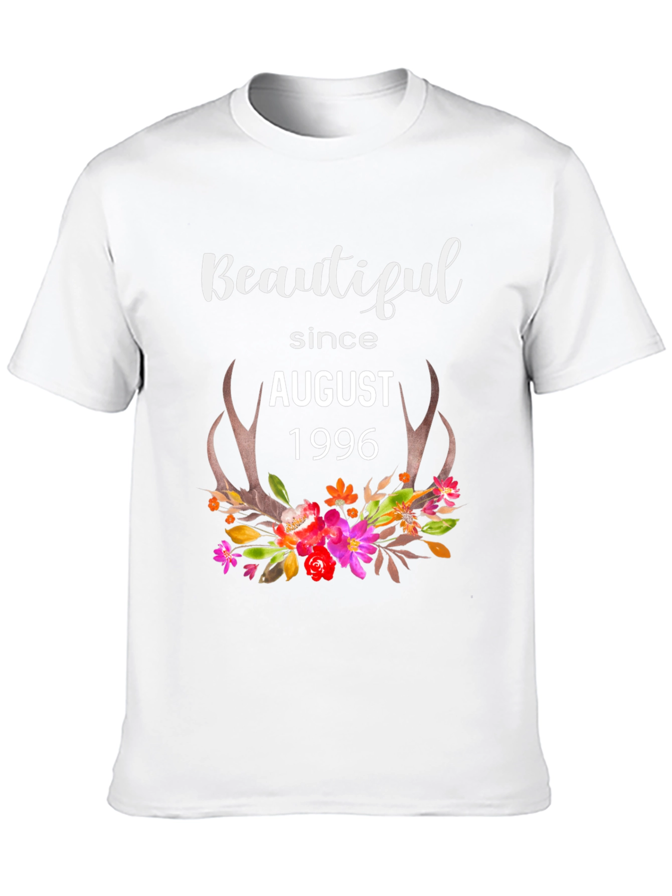 Beautiful Since August 1996 Black T-Shirt