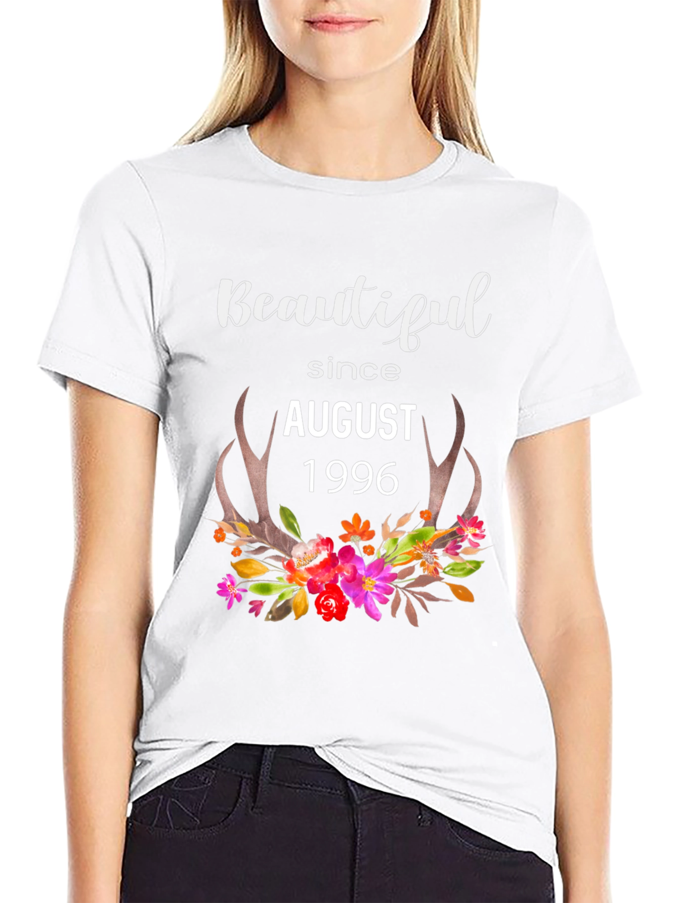 Beautiful Since August 1996 Black T-Shirt