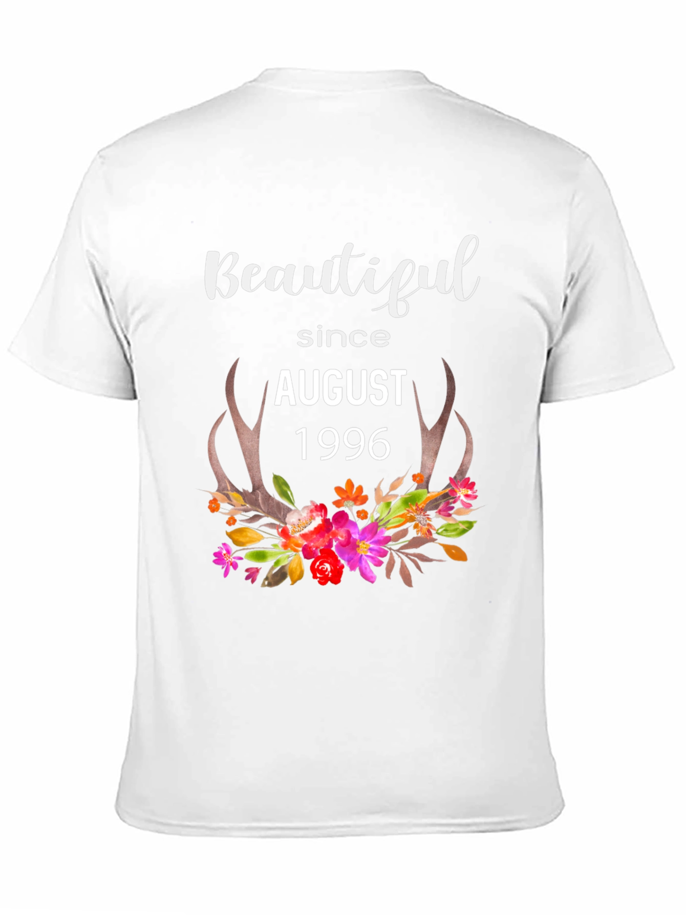 Beautiful Since August 1996 Black T-Shirt