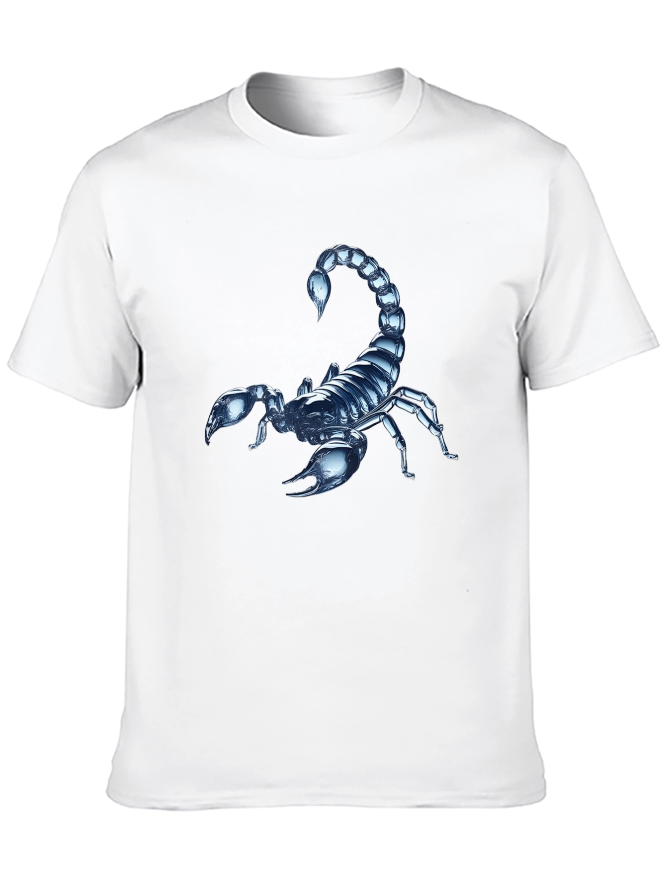 Scorpion Graphic Print Crew Neck T-Shirt