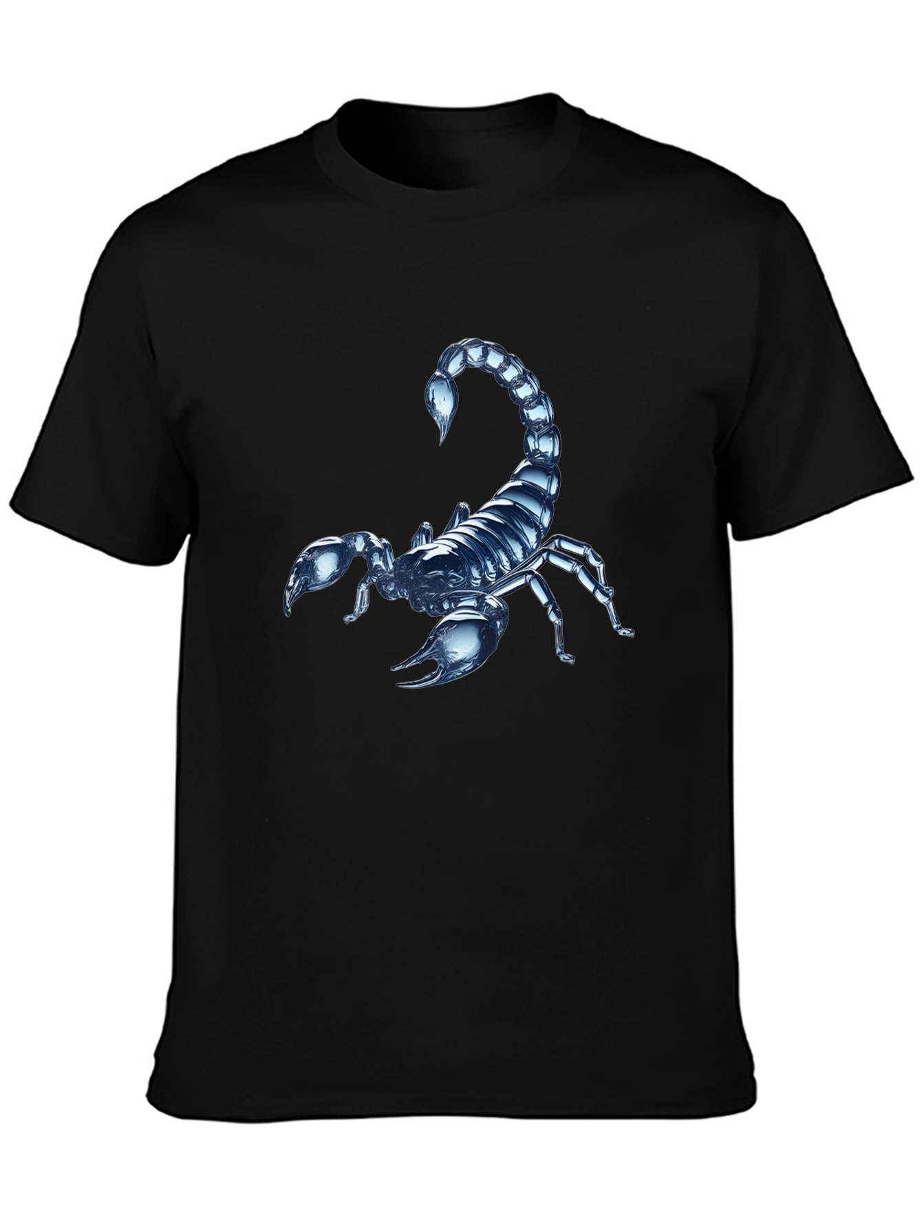 Scorpion Graphic Print Crew Neck T-Shirt