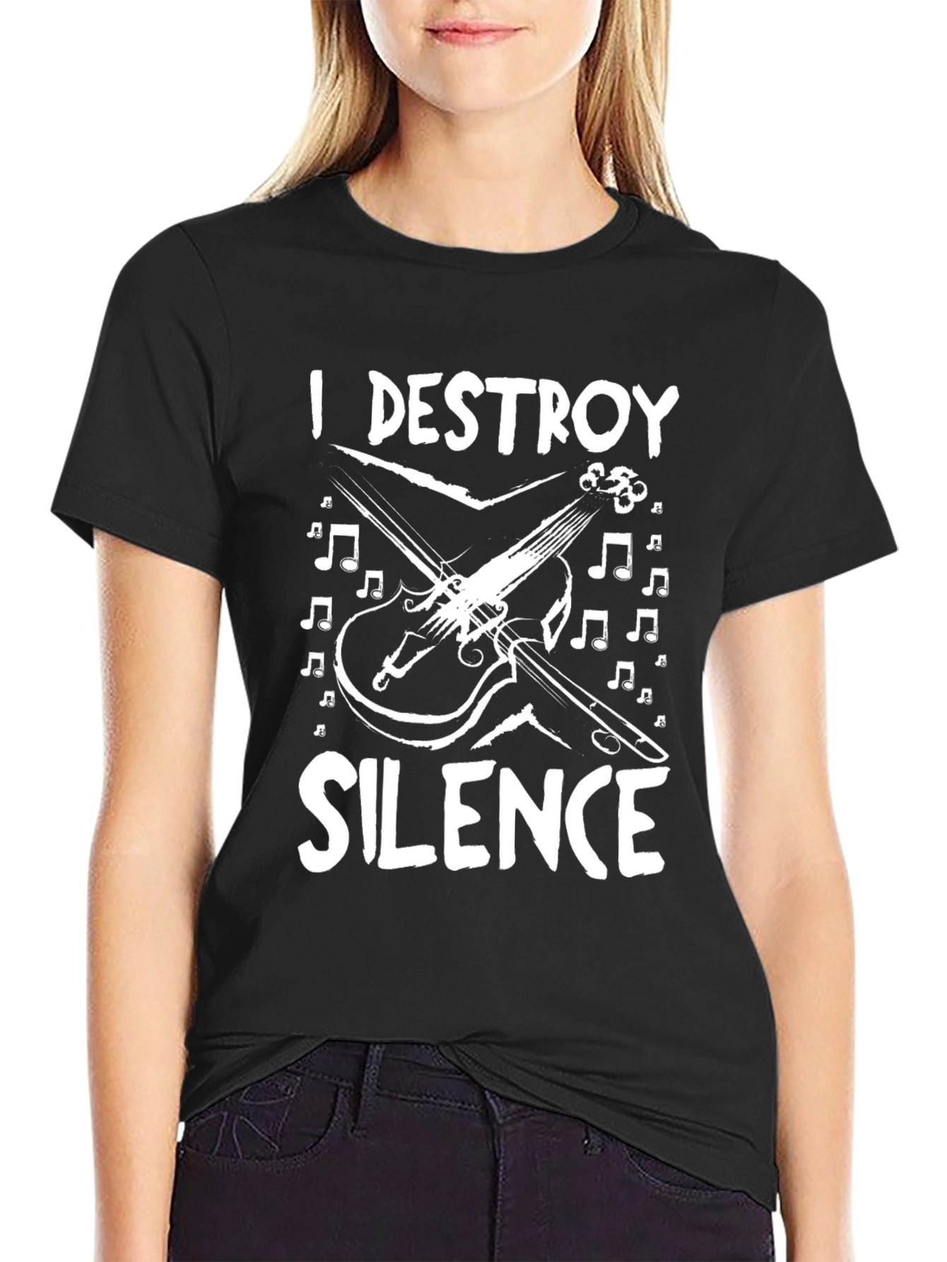 I Destroy Silence T-Shirt - Musician Tee