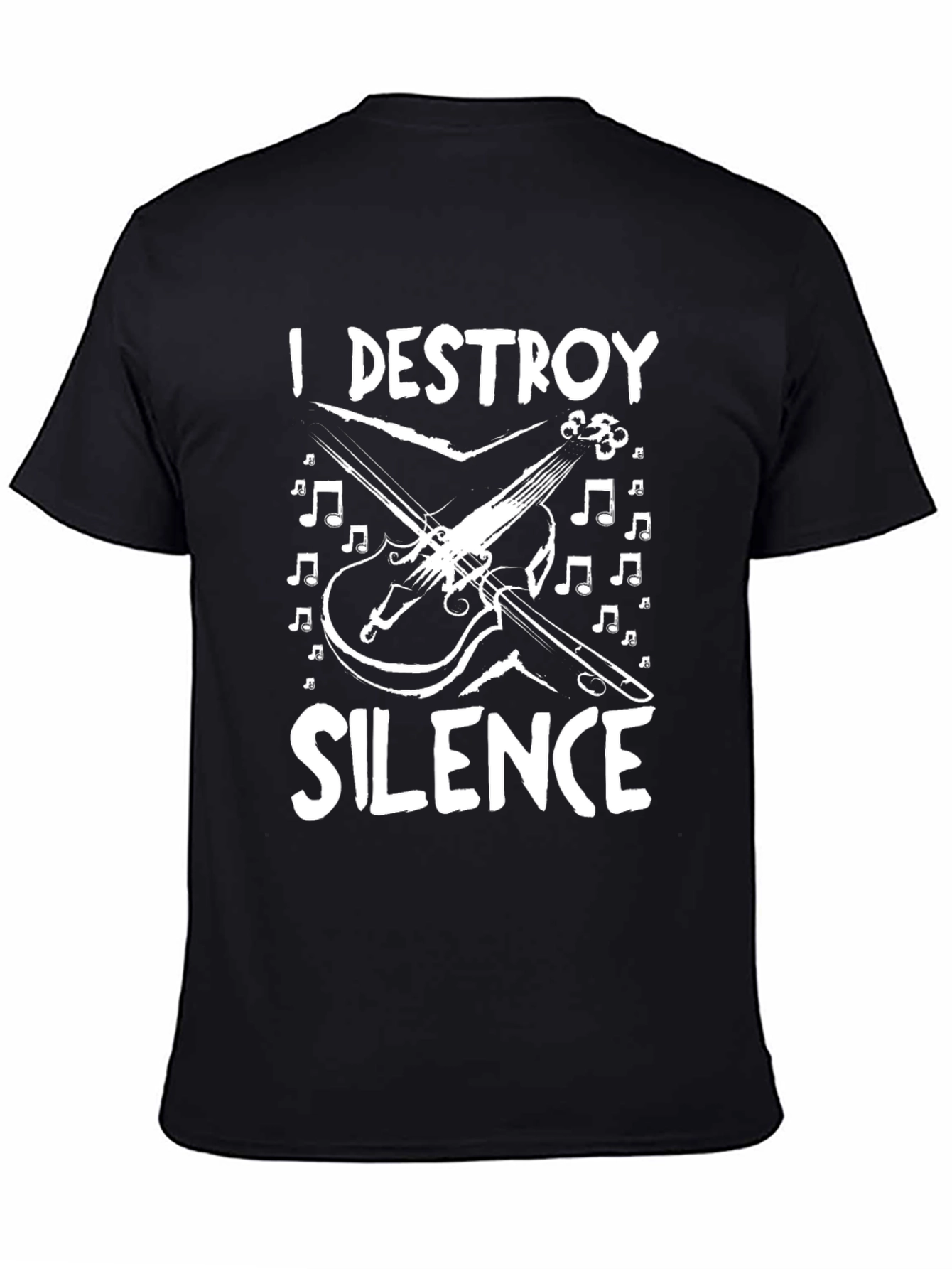 I Destroy Silence T-Shirt - Musician Tee