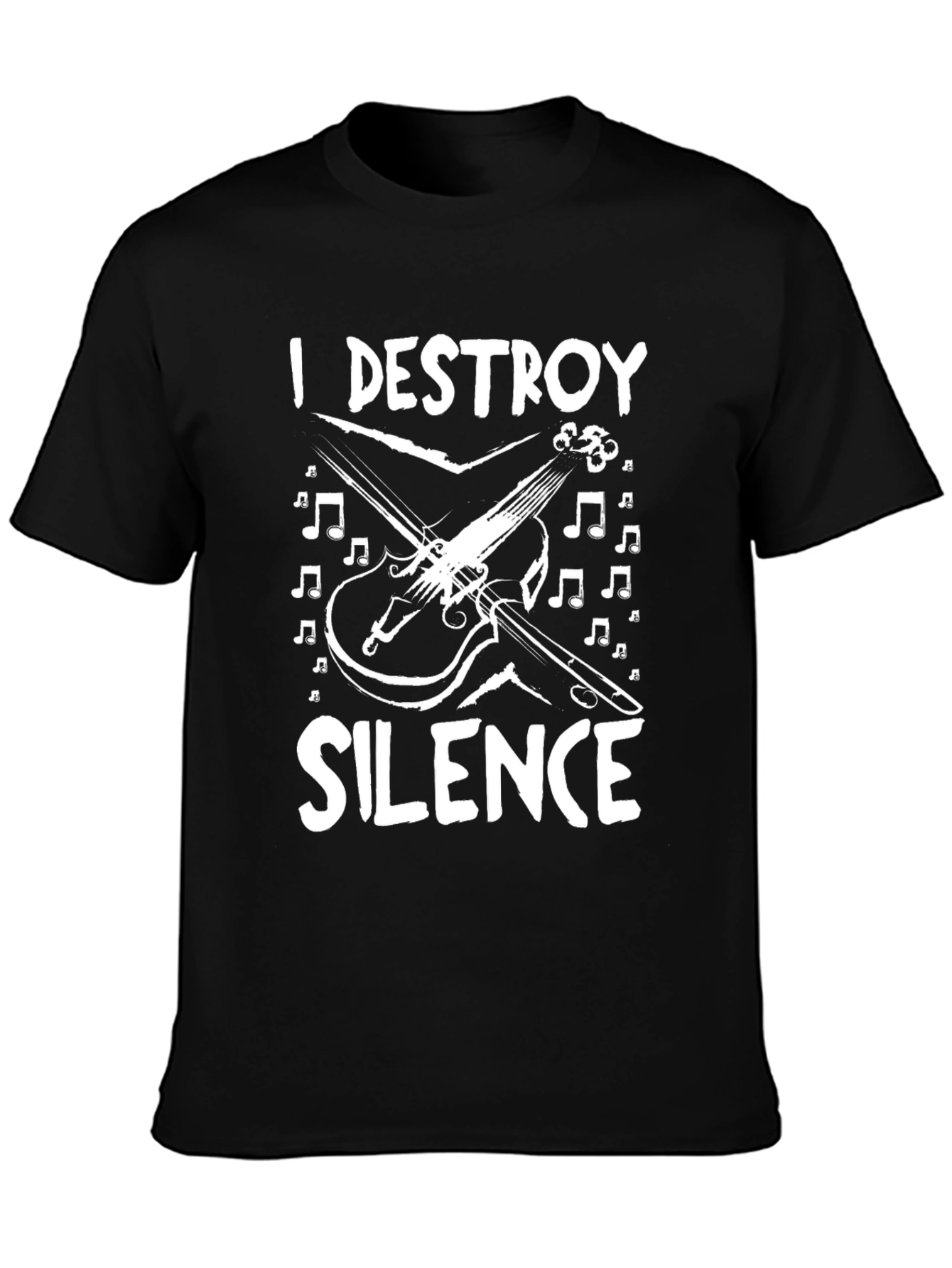 I Destroy Silence T-Shirt - Musician Tee