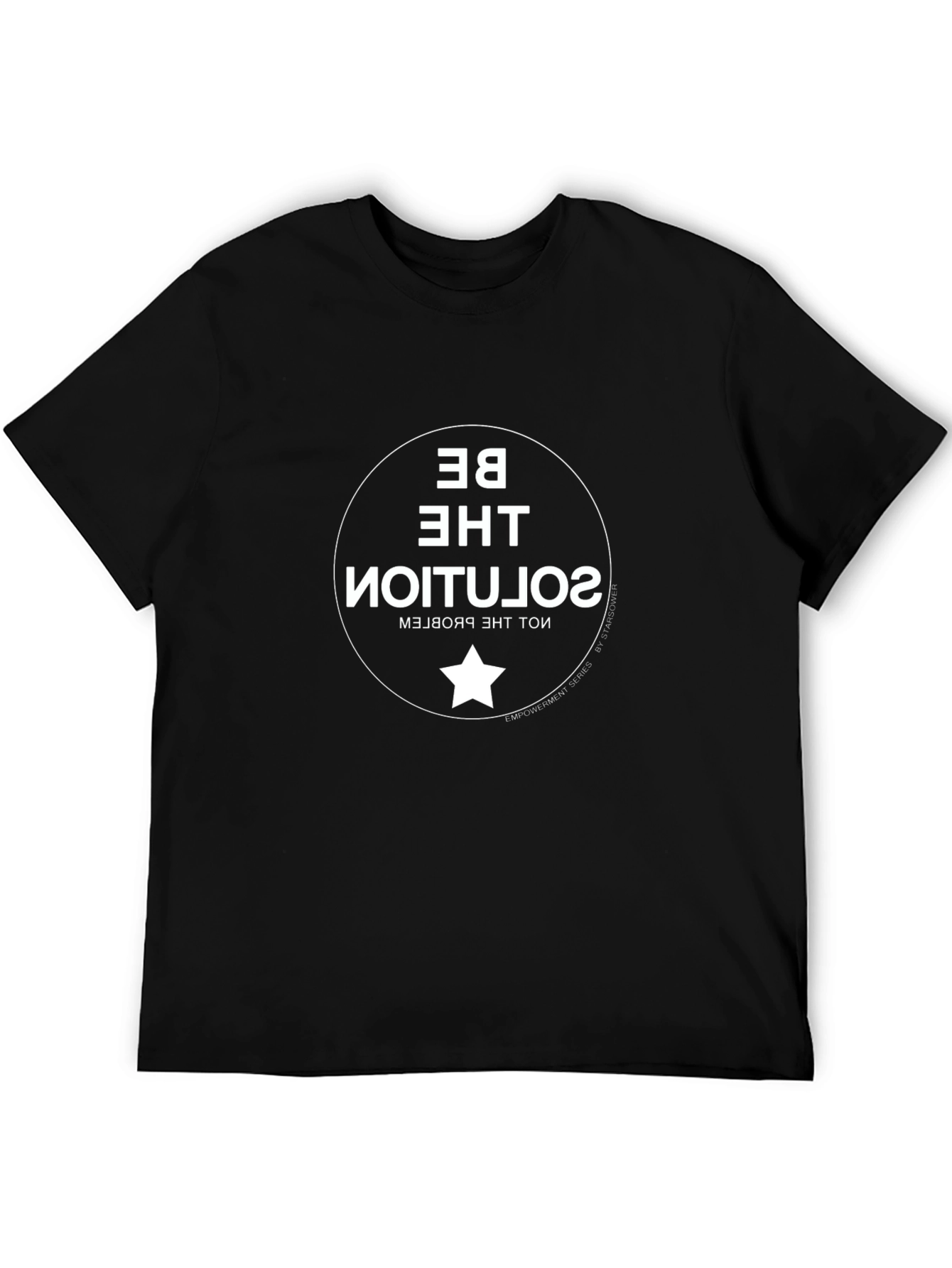 Be The Solution Graphic Tee - Black