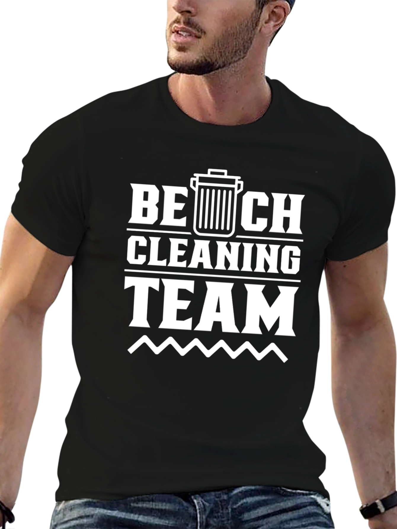 Beach Cleaning Team T-Shirt - Eco Friendly