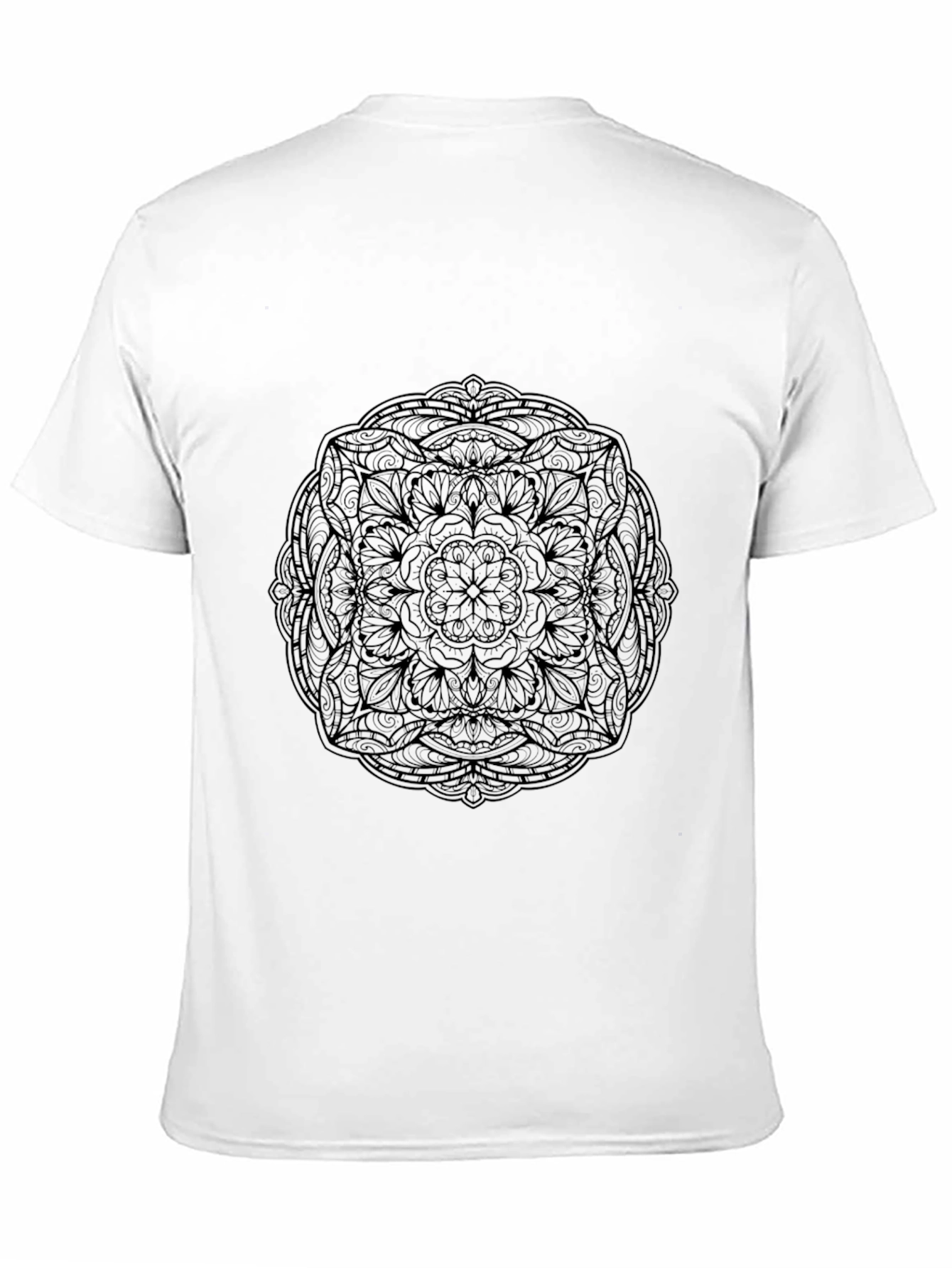 Black Mandala Graphic Tee - Stylish and Comfortable