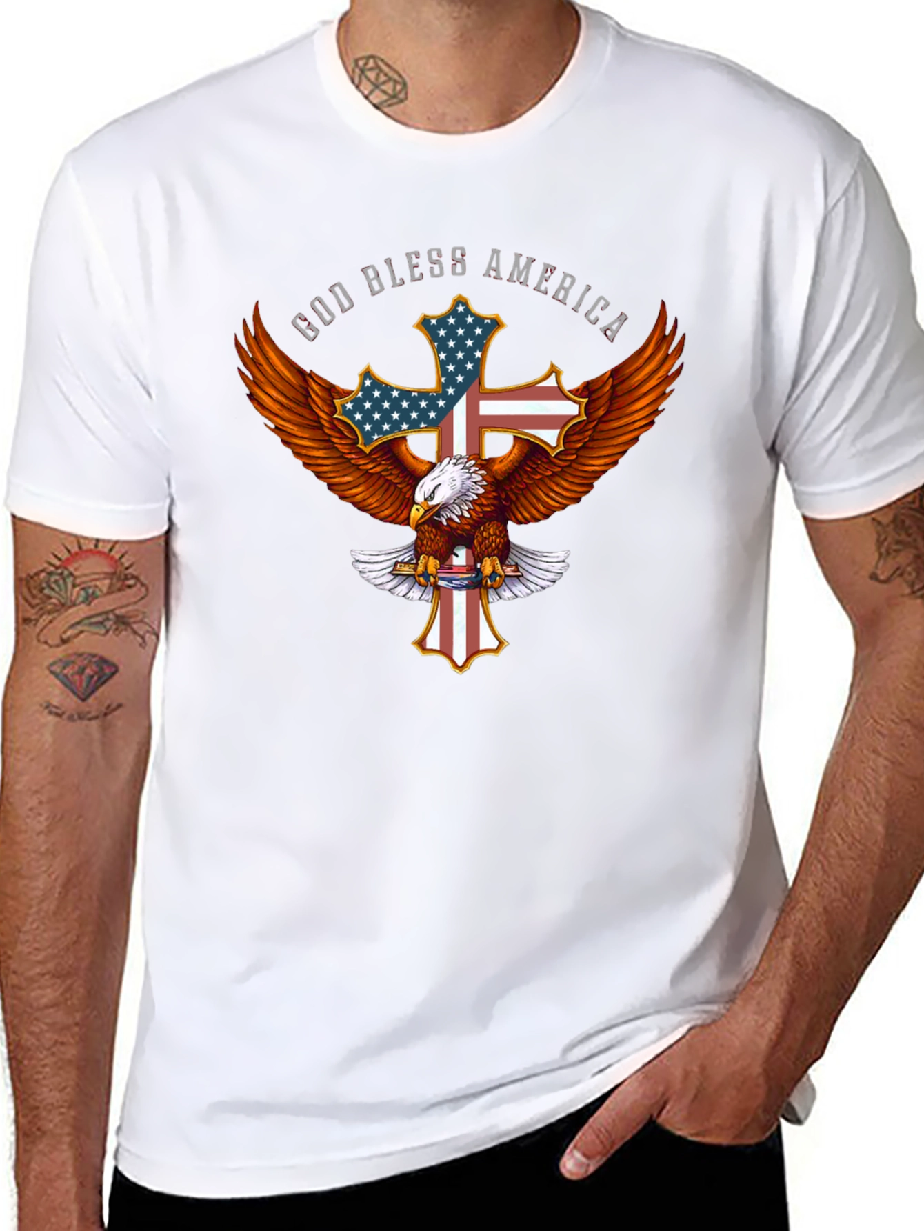 God Bless America Eagle T-Shirt