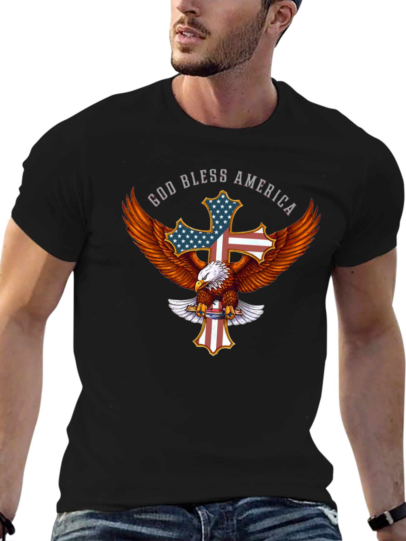God Bless America Eagle T-Shirt