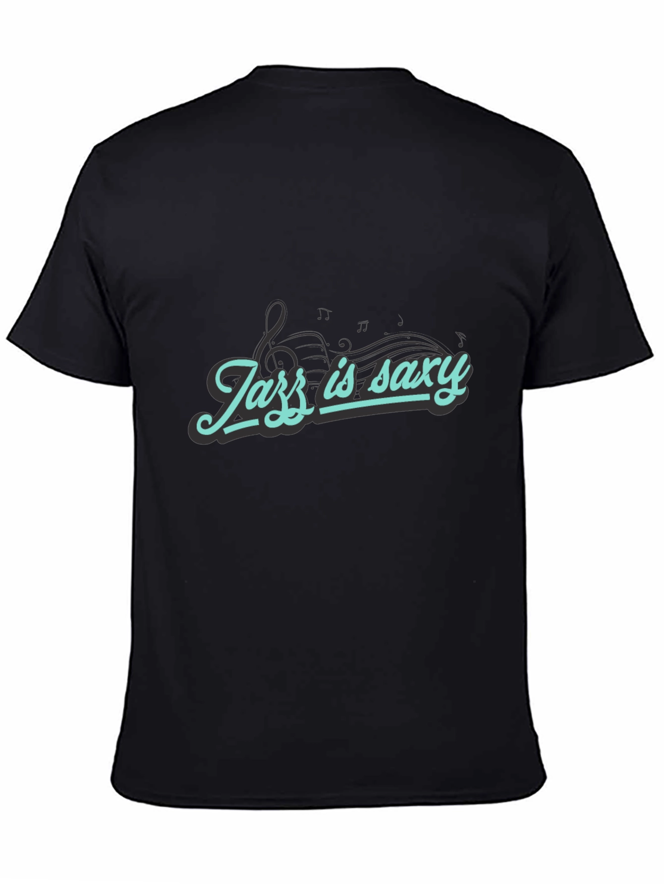 Jazz is Saxy Black T-Shirt