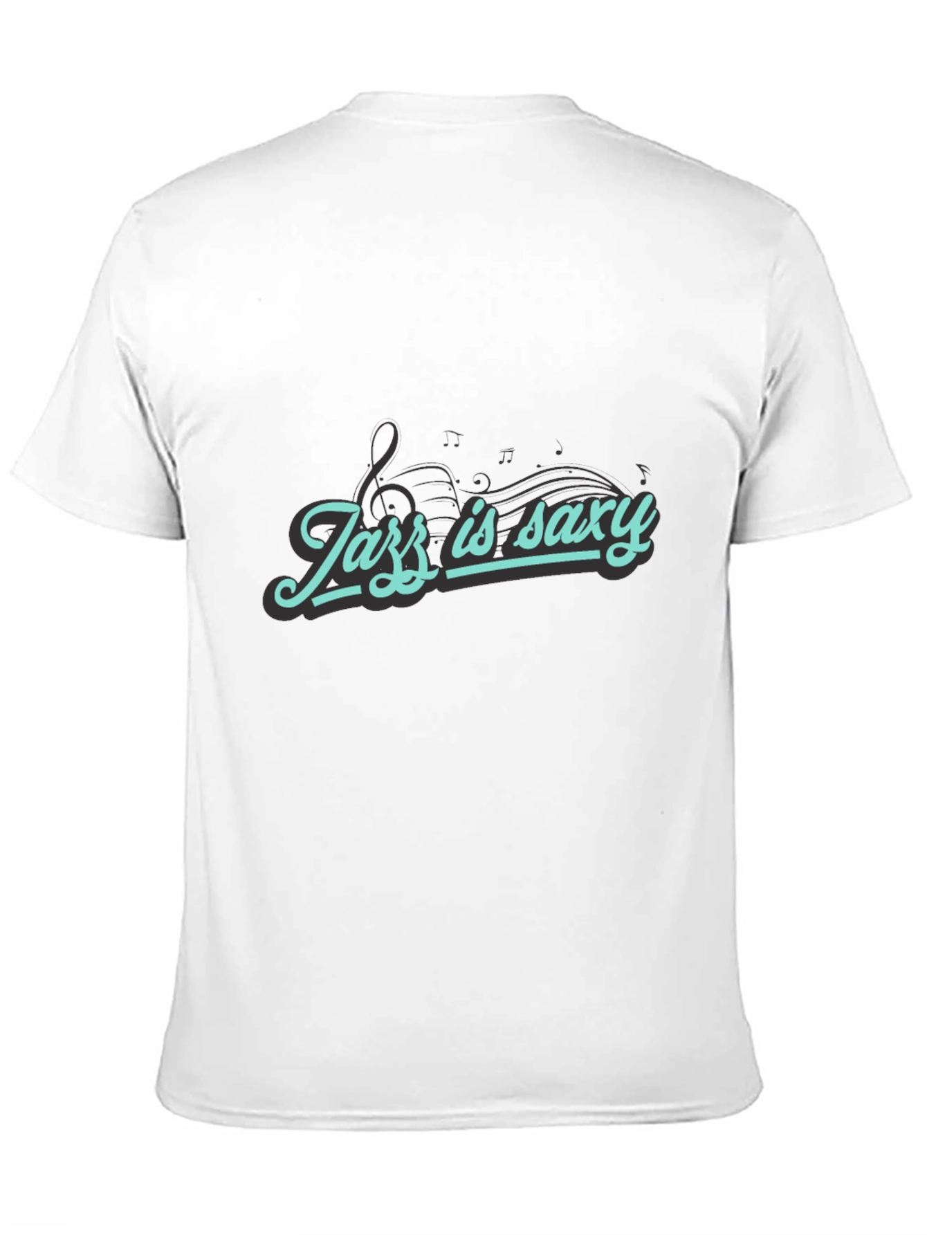 Jazz is Saxy Black T-Shirt