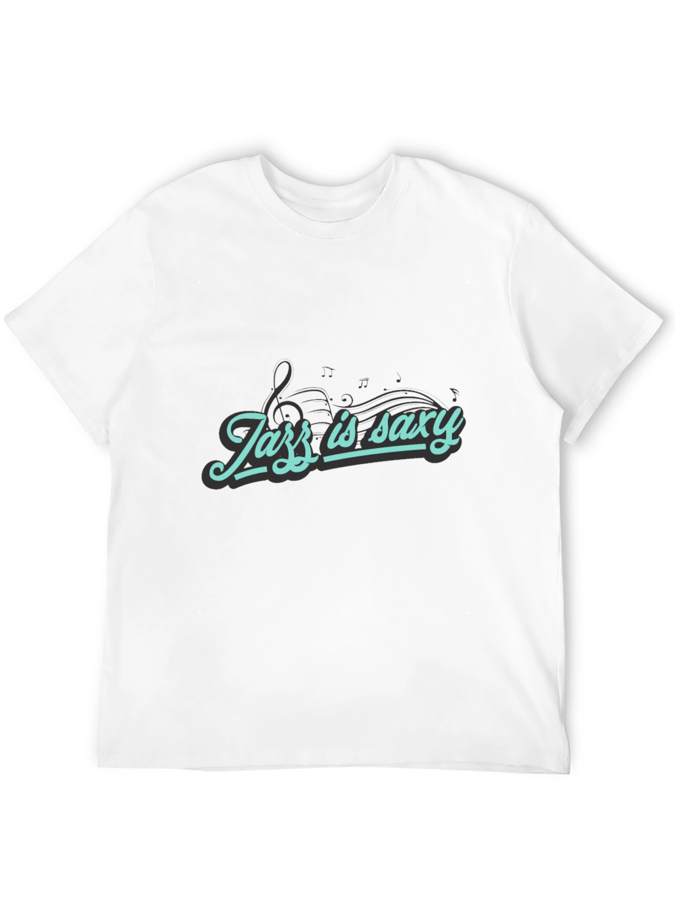 Jazz is Saxy Black T-Shirt