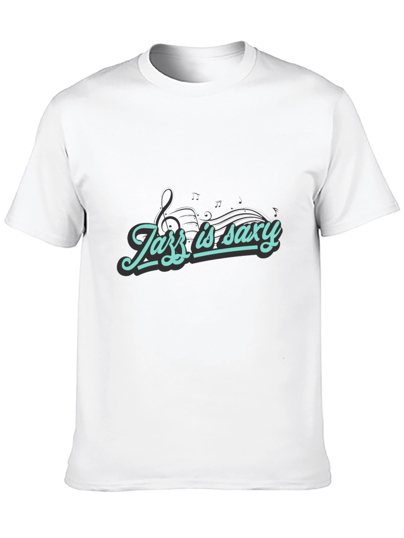 Jazz is Saxy Black T-Shirt
