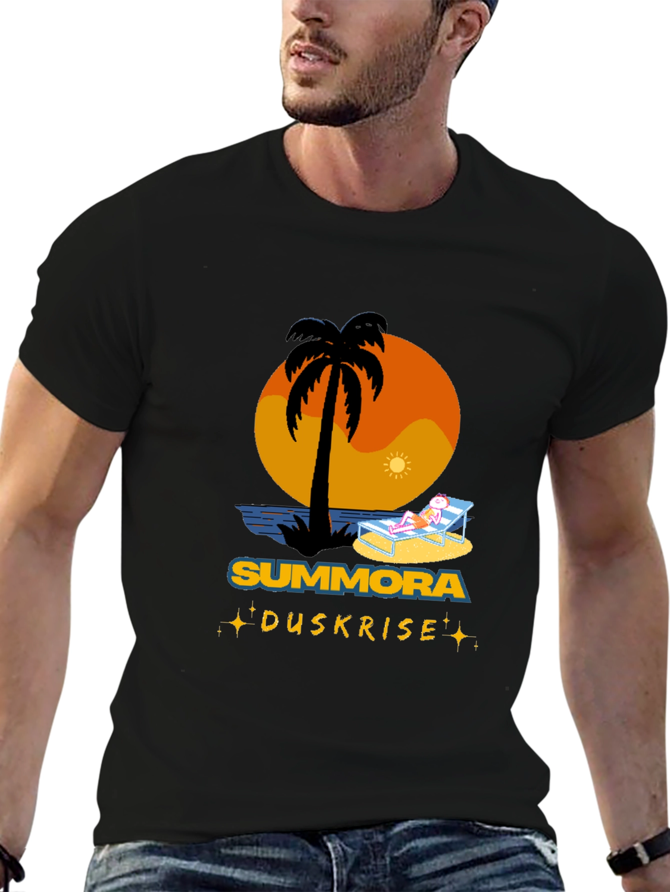 Summora Duskrise Beach Graphic Tee