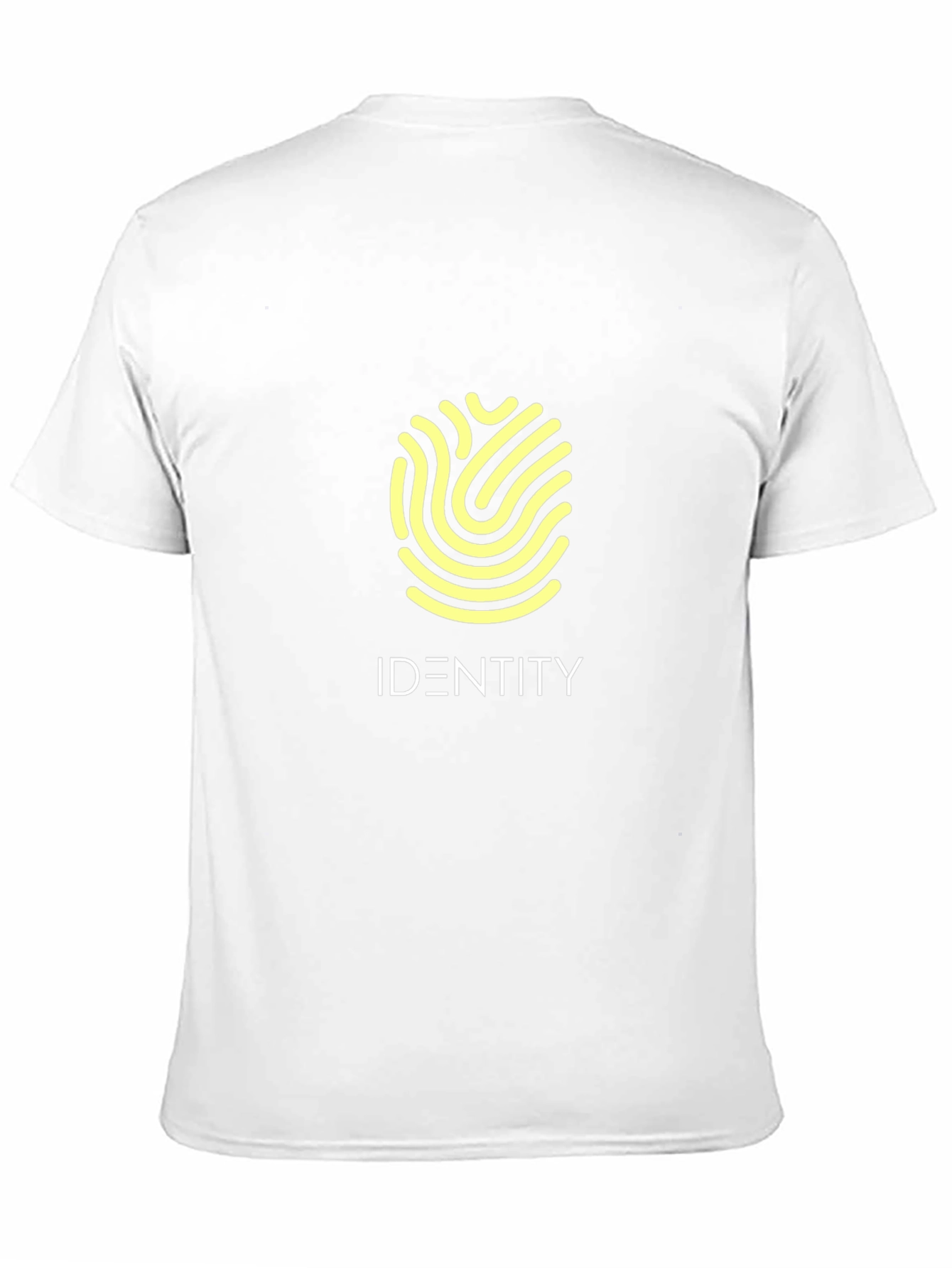 Identity Fingerprint Graphic Tee - Premium Cotton Comfort