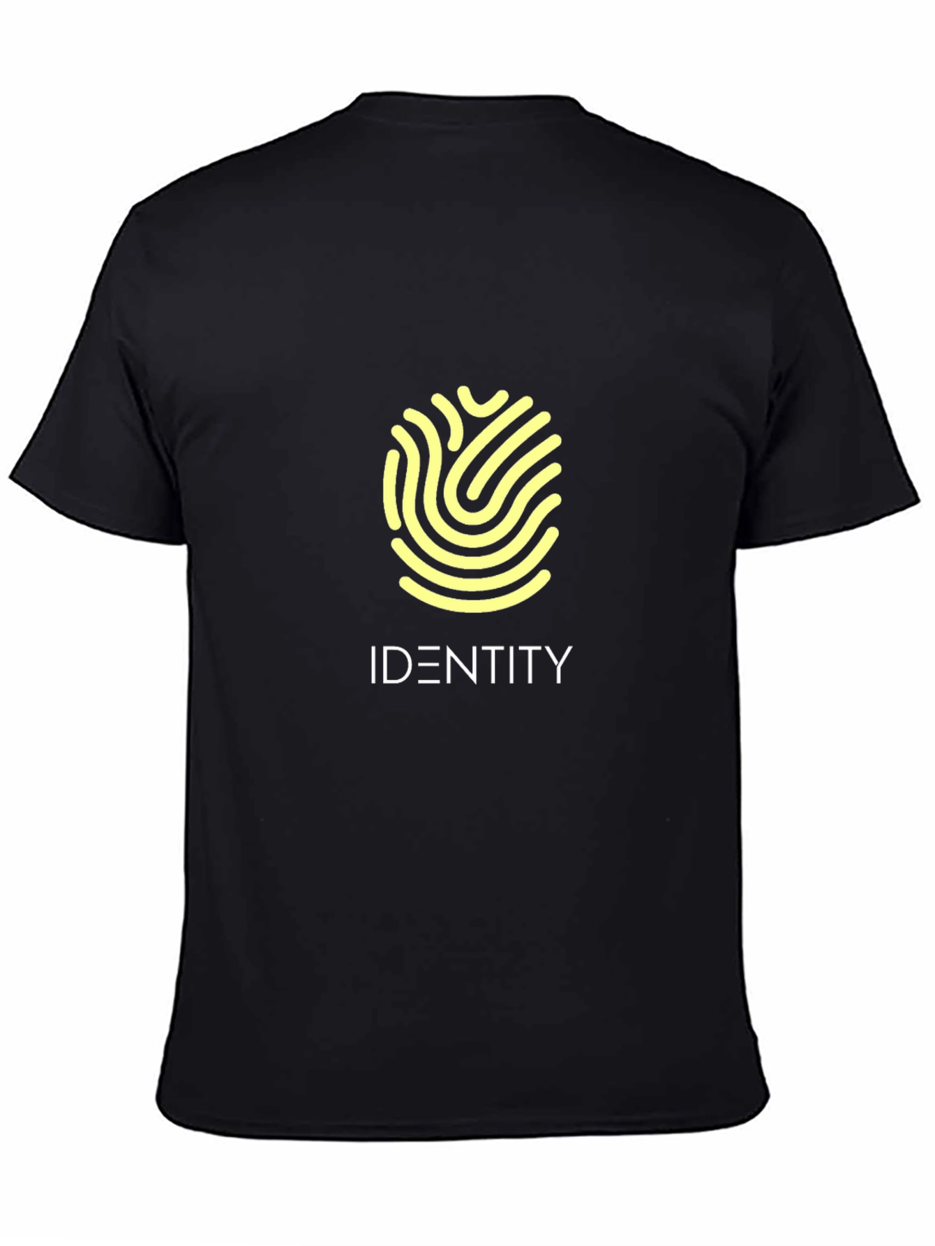 Identity Fingerprint Graphic Tee - Premium Cotton Comfort