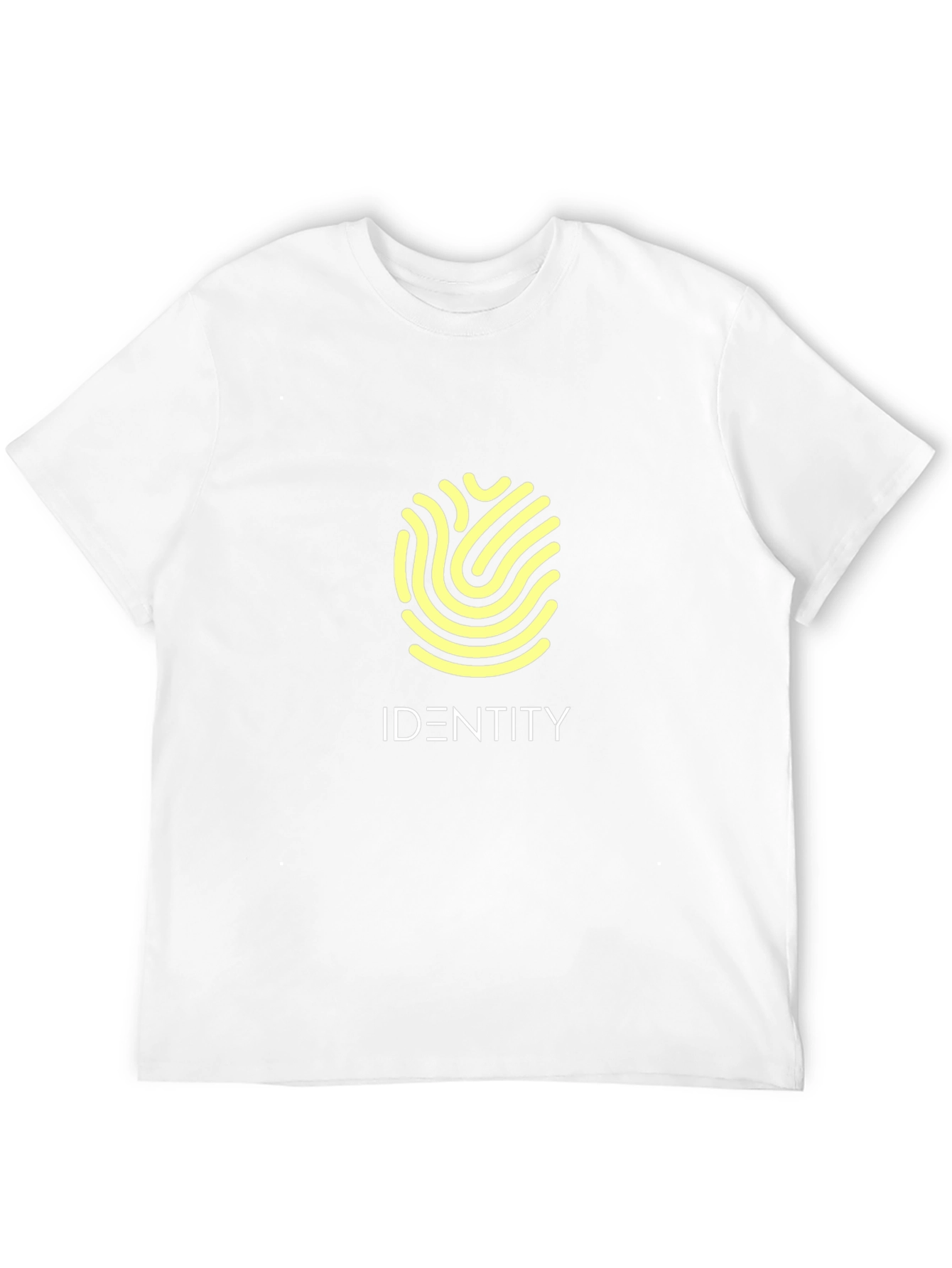 Identity Fingerprint Graphic Tee - Premium Cotton Comfort
