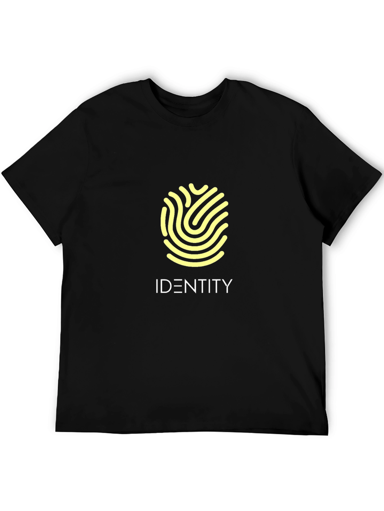 Identity Fingerprint Graphic Tee - Premium Cotton Comfort