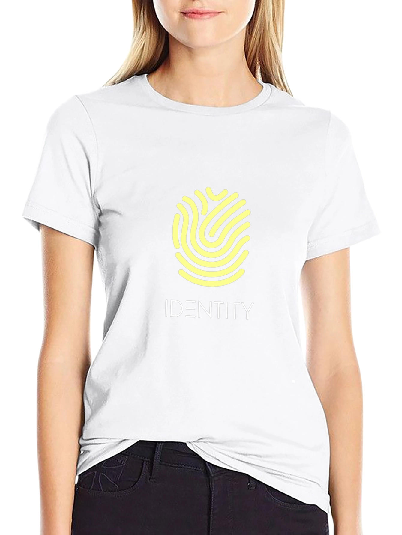 Identity Fingerprint Graphic Tee - Premium Cotton Comfort