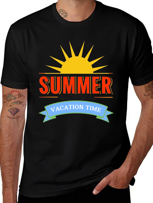 Summer California Vacation Time Graphic Tee