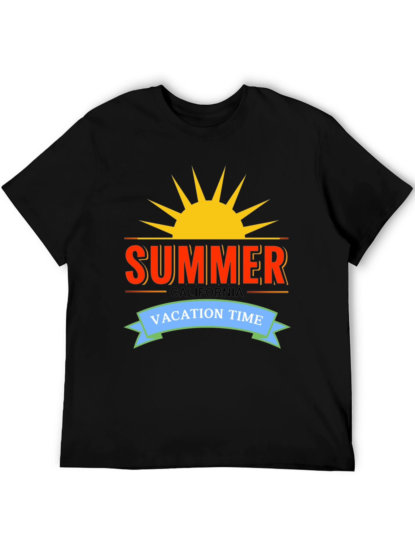 Summer California Vacation Time Graphic Tee