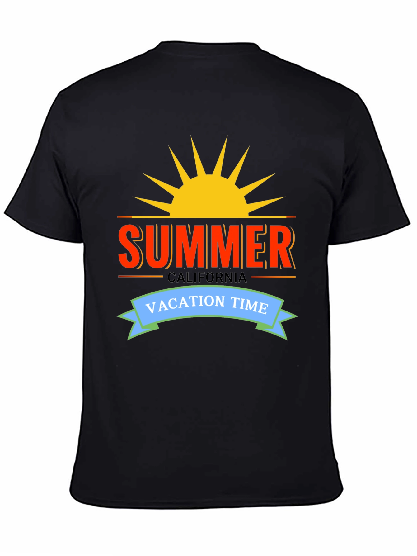 Summer California Vacation Time Graphic Tee