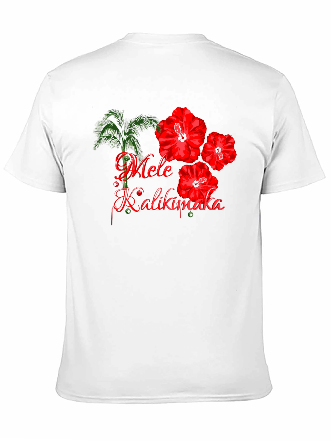 Mele Kalikimaka Graphic Tee - Hawaiian Christmas Shirt