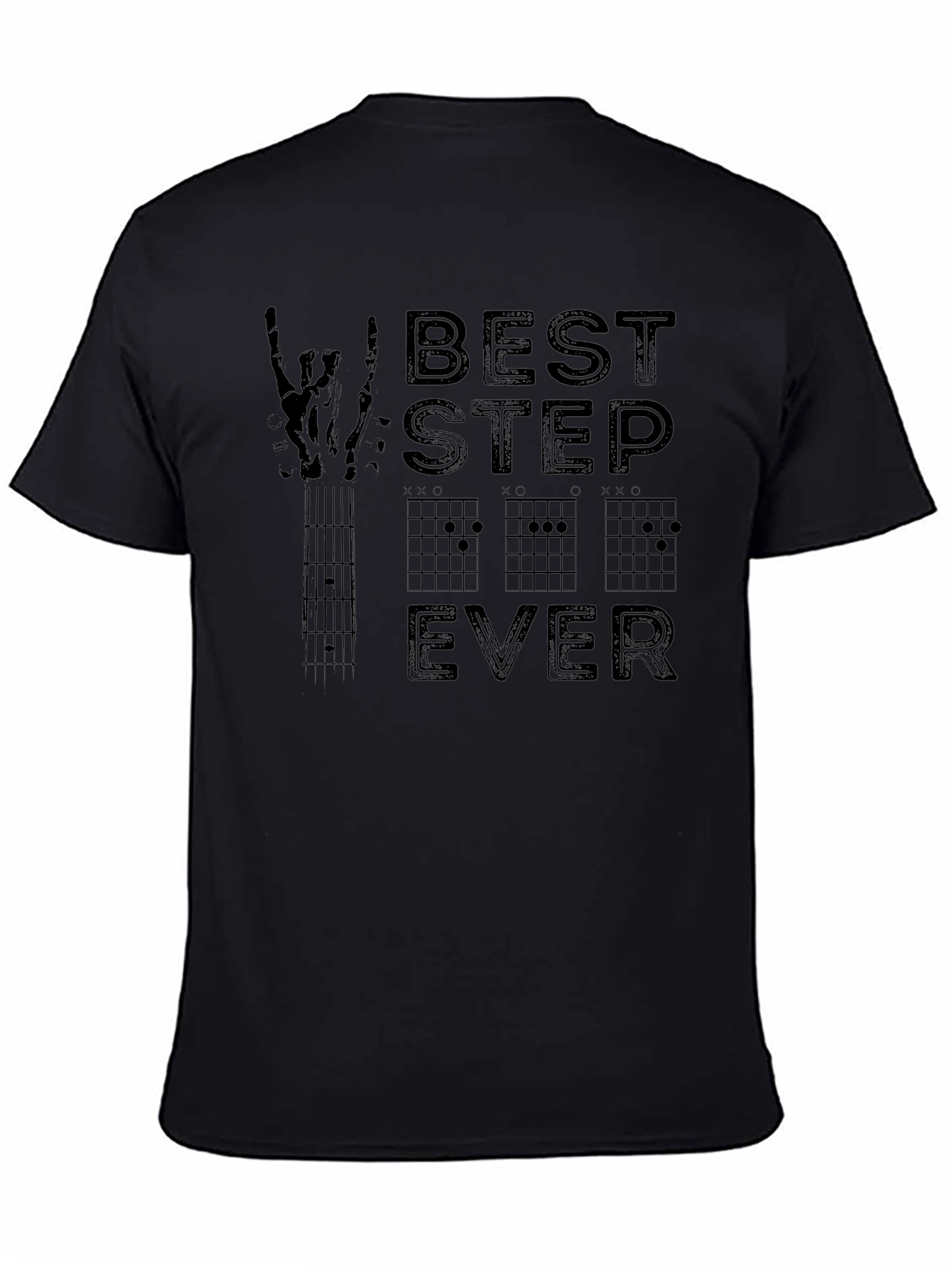 Best Stepdad Ever Guitar Chord T-Shirt