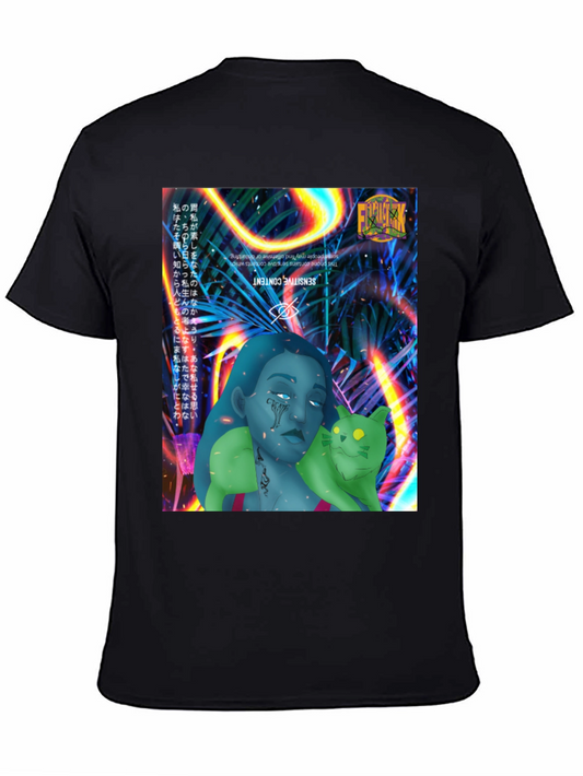 Graphic Print Tee - Edgy Streetwear