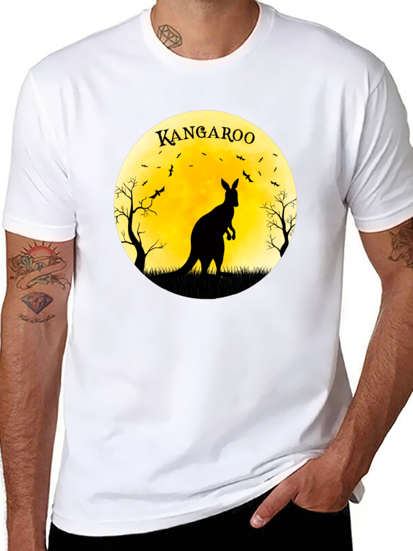 Kangaroo Silhouette T-Shirt - Graphic Tee