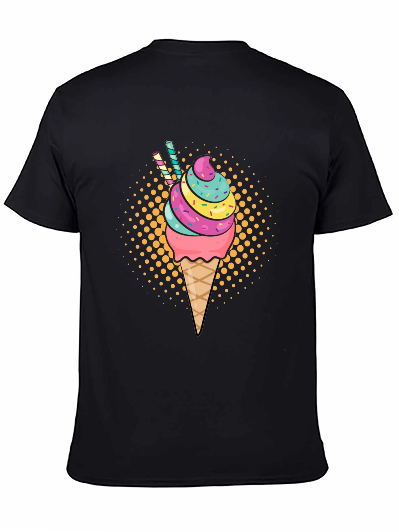 Ice Cream Cone Graphic T-Shirt - Unisex Summer Style