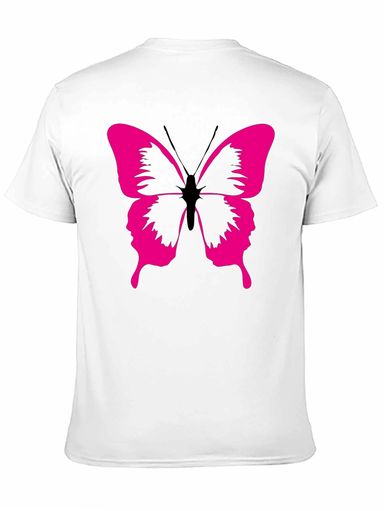 Butterfly Graphic Tee - Modern Black T-Shirt