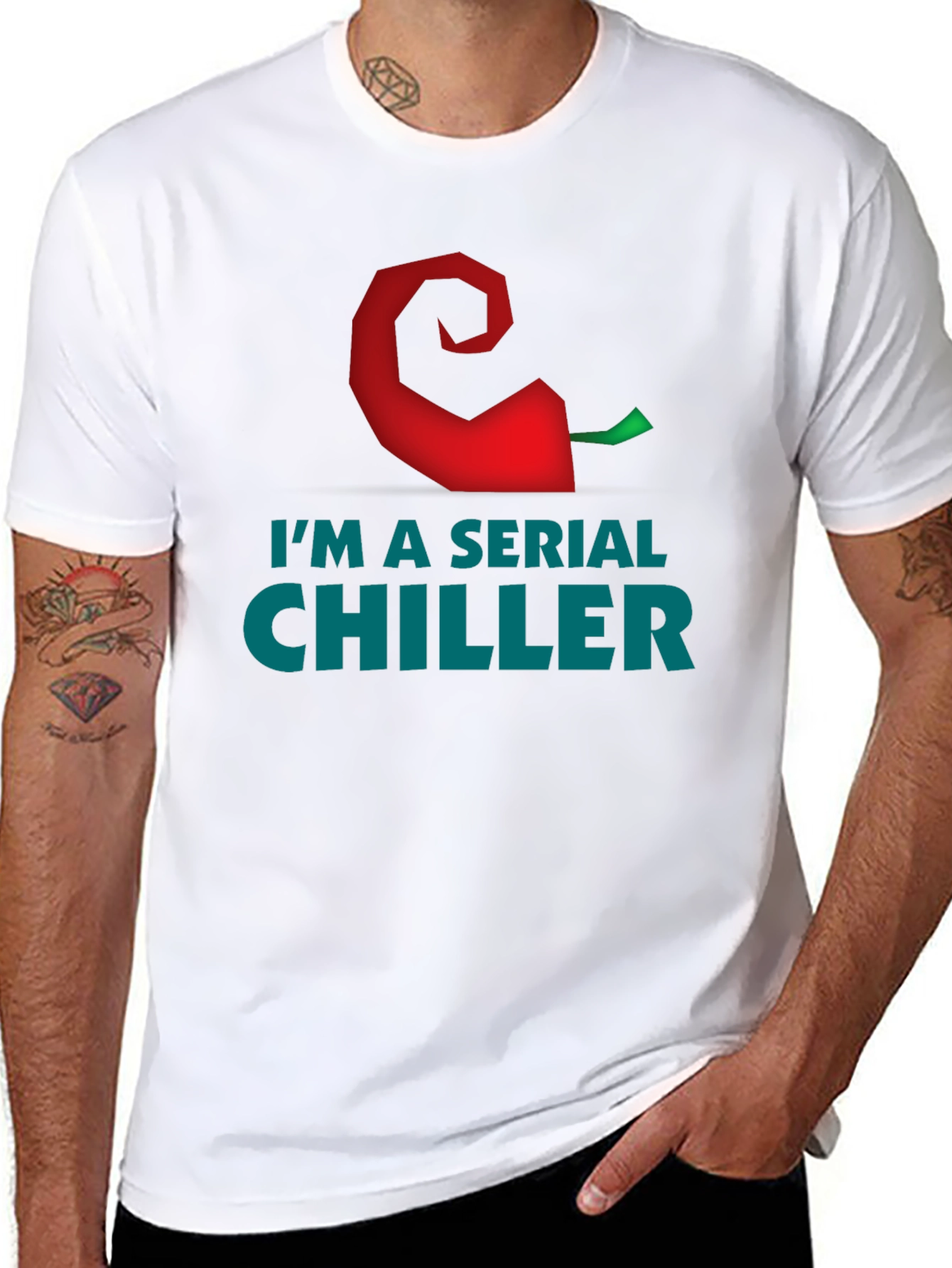 Im a Serial Chiller Graphic T-Shirt